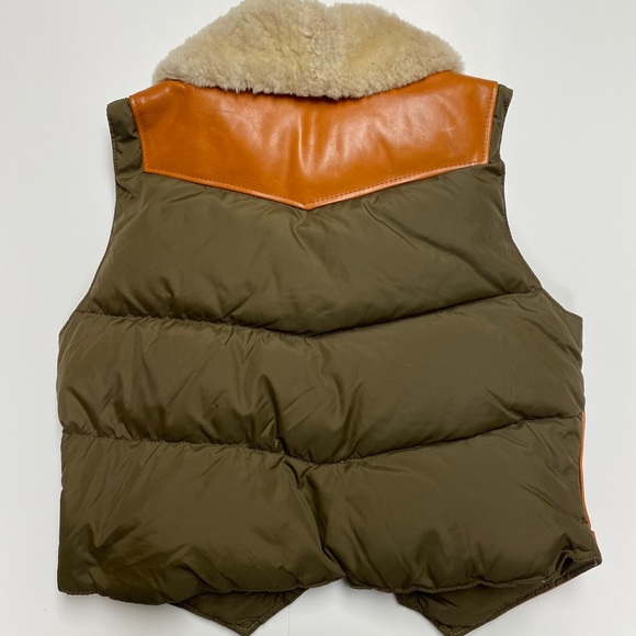 Vintage Schott Leather Sherpa Vest Size Aprox M - Picture 12 of 14